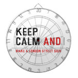 KEEP  CALM  Dartboards