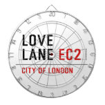 Love lane  Dartboards