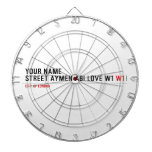 Your Name Street aymen abi love w1  Dartboards