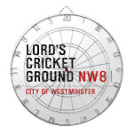 LORD'S CRICKET GROUND  Dartboards