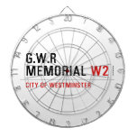 G.w.r memorial  Dartboards