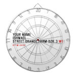 Your Name ishmael Street orange farm dzk 3  Dartboards