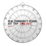 Dene community school art trip   Dartboards