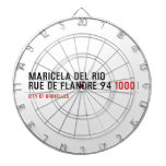 Maricela del Rio Rue de Flandre 94  Dartboards