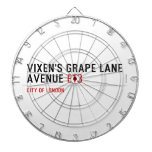 Vixen's Grape Lane  Avenue  Dartboards