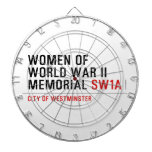 women of world war II memorial  Dartboards