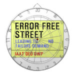 Error Free Street  Dartboards
