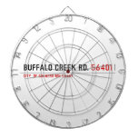 buffalo creek rd.  Dartboards