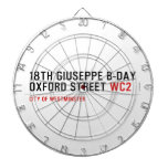 18th Giuseppe B-Day OXFORD STREET  Dartboards