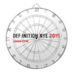 DEF:INITION NYE  Dartboards