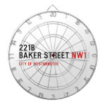 221B BAKER STREET  Dartboards