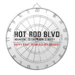Hot Rod Blvd  Dartboards