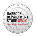 HARRODS DEPARTMENT STORE  Dartboards