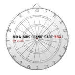 Mr n Mrs Dennie strt  Dartboards