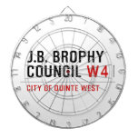 J.B. BROPHY COUNCIL  Dartboards