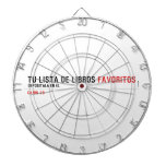 tu LISTA DE libros  Dartboards