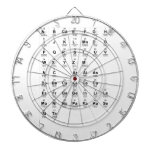 ABCDEFGH
 IJKLMNDO
 PQRSTUV
 WXYZM 
 NC ARATAS
 BEBACACLCECU
 ESFRGAGEINLILA
 MONINOPARARUSE
 SITA
   Dartboards