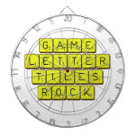 Game
 Letter
 Tiles
 ROCK!  Dartboards