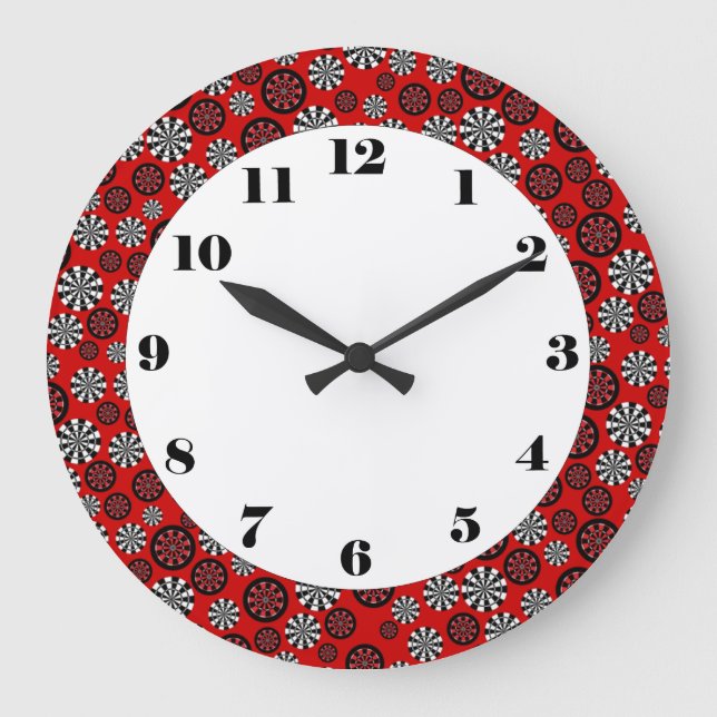 Dartboards Large Clock (Front)