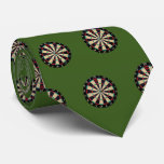Dartboards On Green, Neck Tie