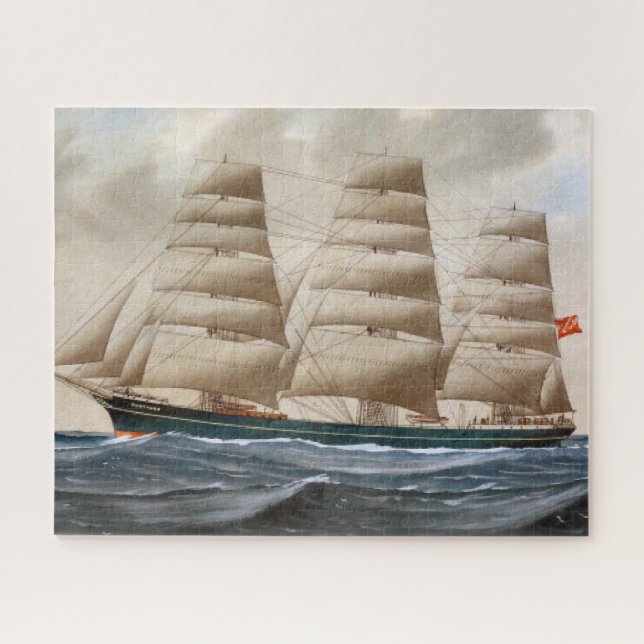 Dartford Sailing ship 1910 Jigsaw Puzzle (Horizontal)