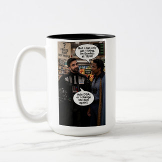 Darth Mamdani Two-Tone Coffee Mug