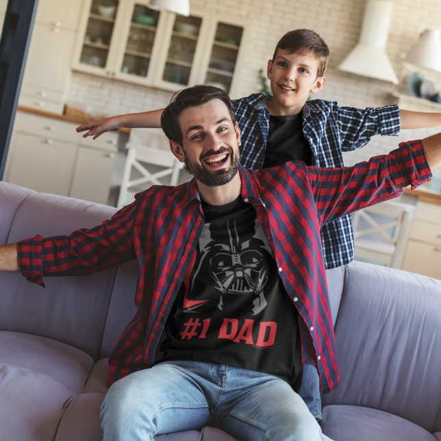 Darth Vader #1 Dad Stencil Portrait T-Shirt (Creator Uploaded)