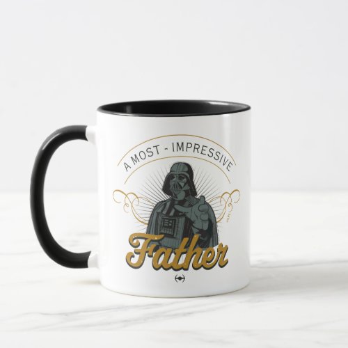 Darth Vader _ A Most_Impressive Father Mug
