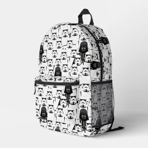 Darth Vader and Stormtrooper Crowd Pattern Printed Backpack
