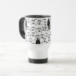 Darth Vader and Stormtrooper Crowd Pattern Travel Mug
