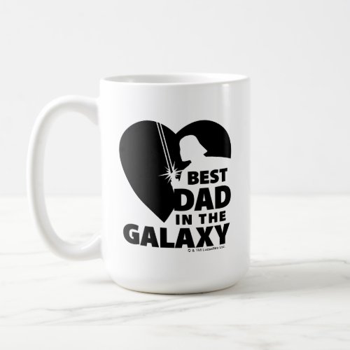 Darth Vader Best Dad Heart Silhouette Coffee Mug