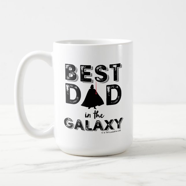 Darth Vader "Best Dad in the Galaxy" Coffee Mug (Left)