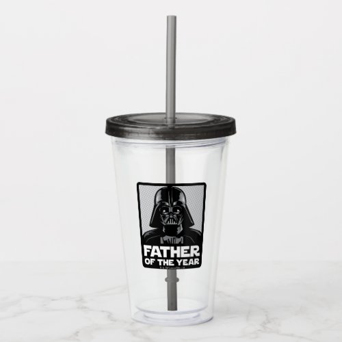 Darth Vader Comic  Father of the Year Acrylic Tumbler