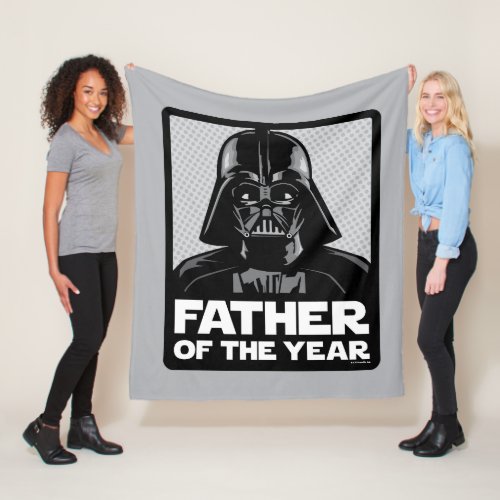 Darth Vader Comic  Father of the Year Fleece Blanket