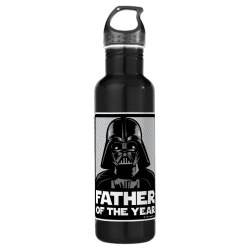 Darth Vader Comic  Father of the Year Stainless Steel Water Bottle