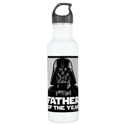 Darth Vader Comic  Father of the Year Stainless Steel Water Bottle