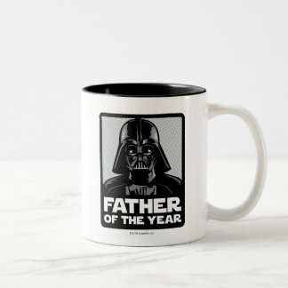 Darth Vader Comic | Father of the Year Two-Tone Coffee Mug