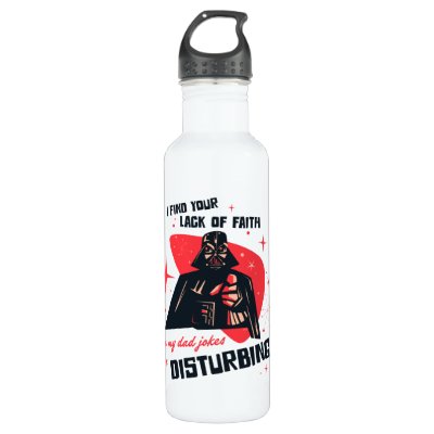 Darth Vader | Dad Jokes Stainless Steel Water Bottle