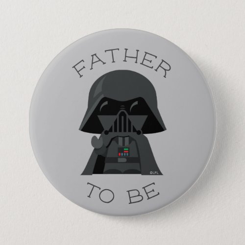 Darth Vader  Daddy To Be Button