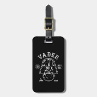 Darth Vader Dark Side Badge Bag Tag