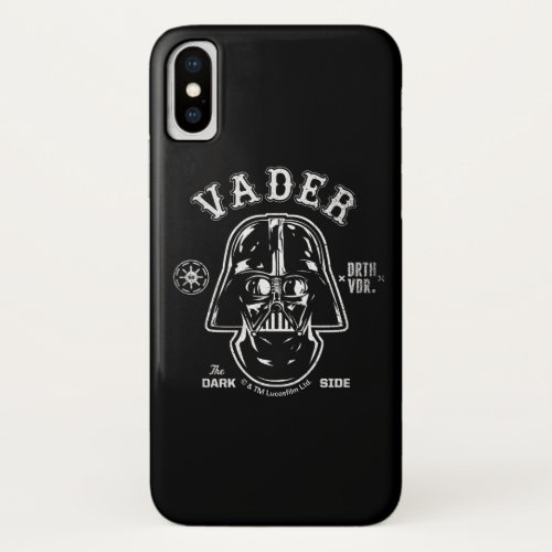 Darth Vader Dark Side Badge iPhone X Case
