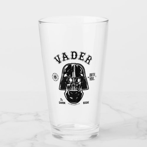 Darth Vader Dark Side Badge Glass