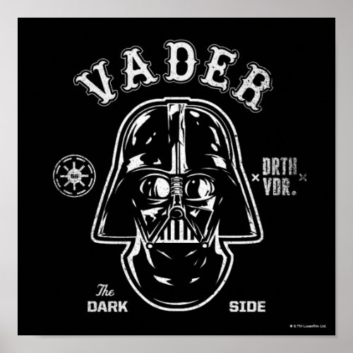 Darth Vader Dark Side Badge Poster