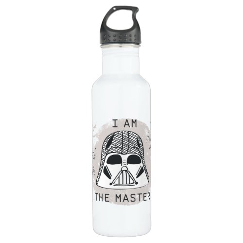 Darth Vader Doodle _ I Am The Master Stainless Steel Water Bottle