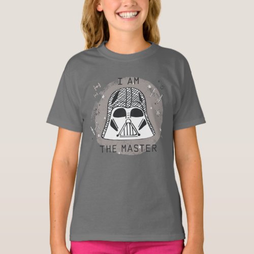 Darth Vader Doodle _ I Am The Master T_Shirt