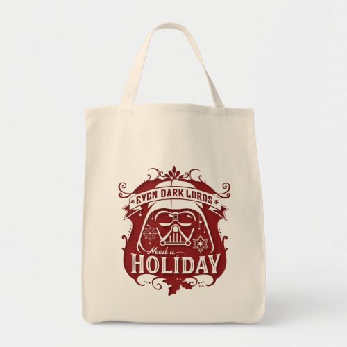 Darth Vader Even Dark Lords Need A Holiday Tote Bag