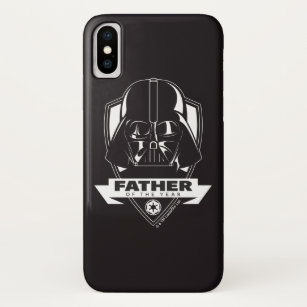 Darth Vader "Father of the Year" Crest iPhone X Case
