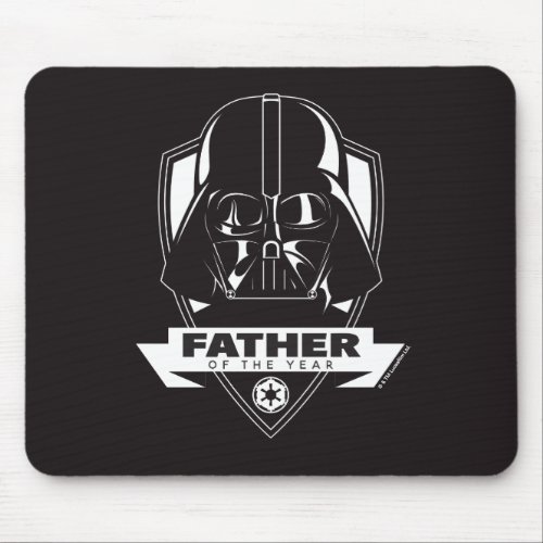 Darth Vader Father of the Year Crest Mouse Pad