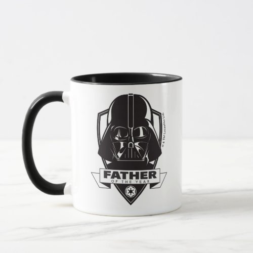 Darth Vader Father of the Year Crest Mug