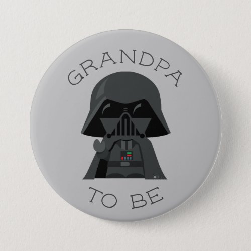 Darth Vader  Grandpa To Be Button